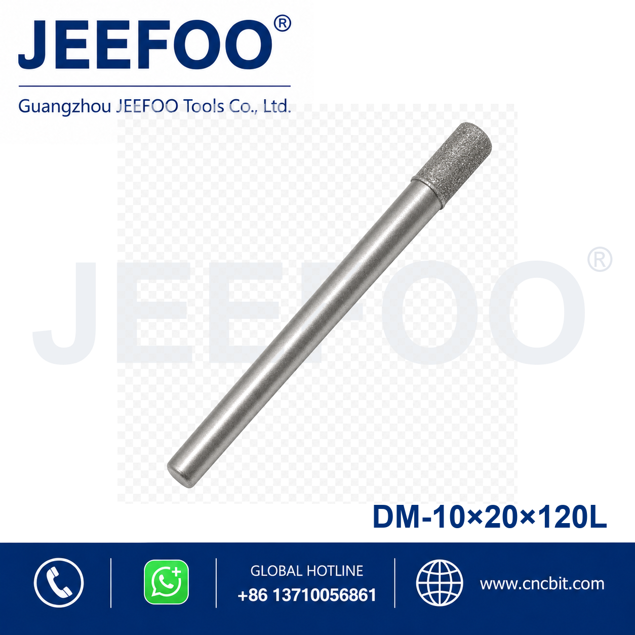 10x20x120L Brazed Diamond Stone Bit