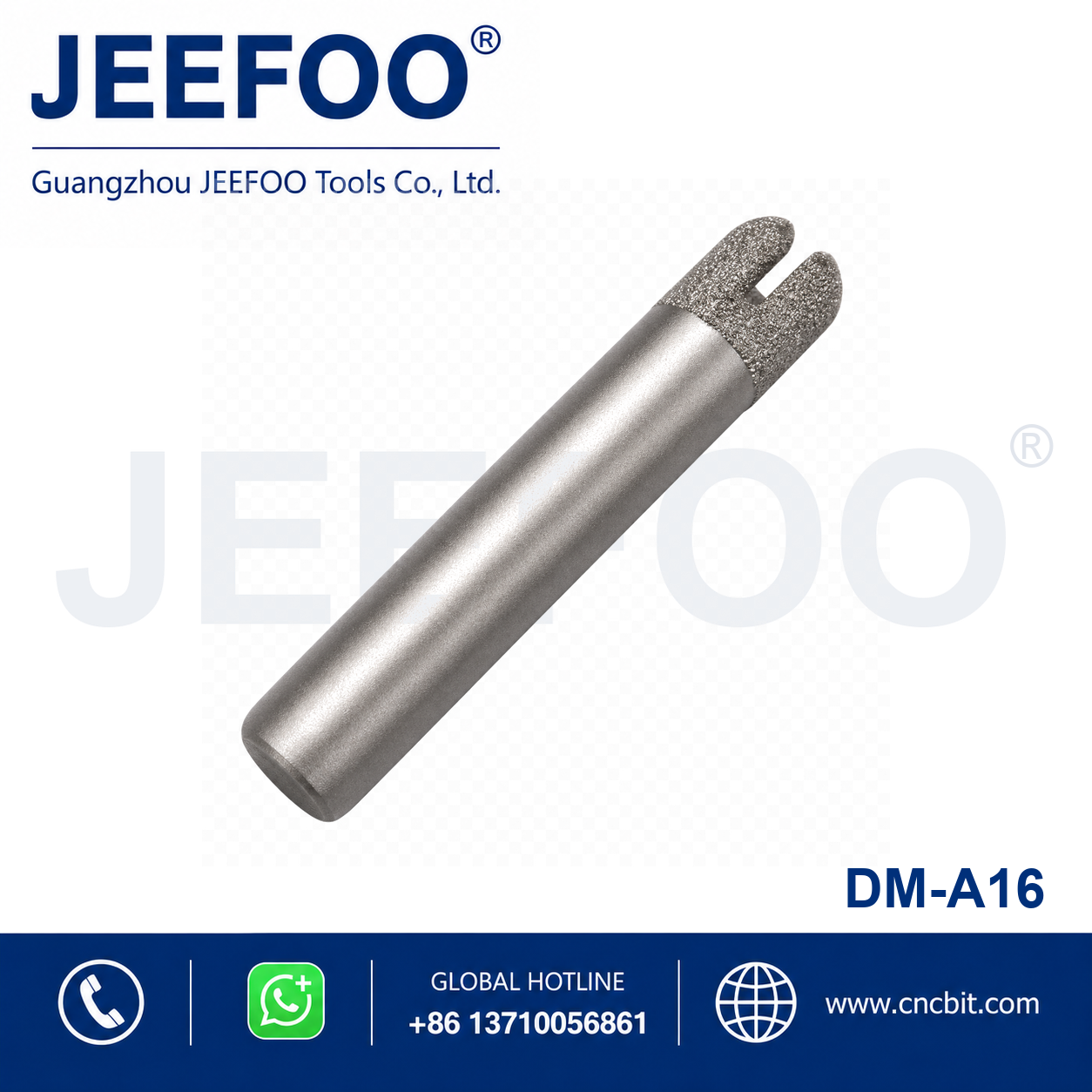 12mm Brazed Diamond Flat Bottom Grooving Bit