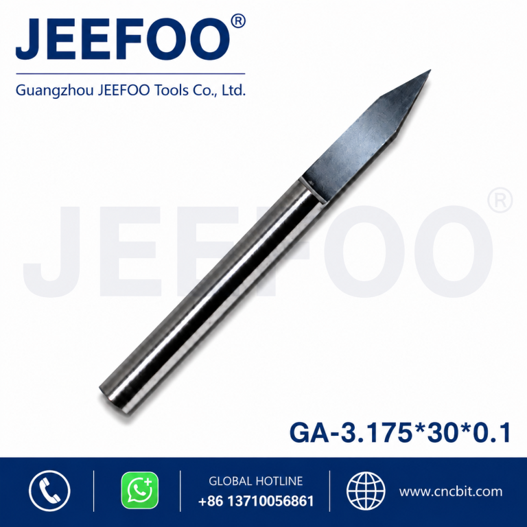 3.175mm*30°*0.1 Flat Bottom Wood Engraving Router Bits, Sharp Solid Carbide Tool ,Wood engraving bits
