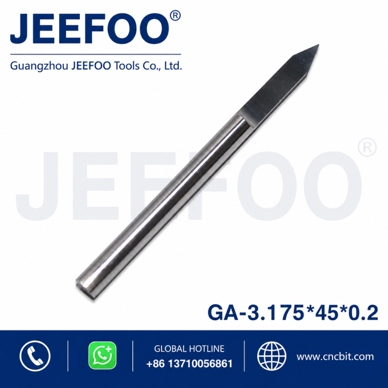 3.175*45degree*0.2 Smooth Flat bottom carbide engraving bits, NEW V shape CNC router bits for wood machine tools cutter