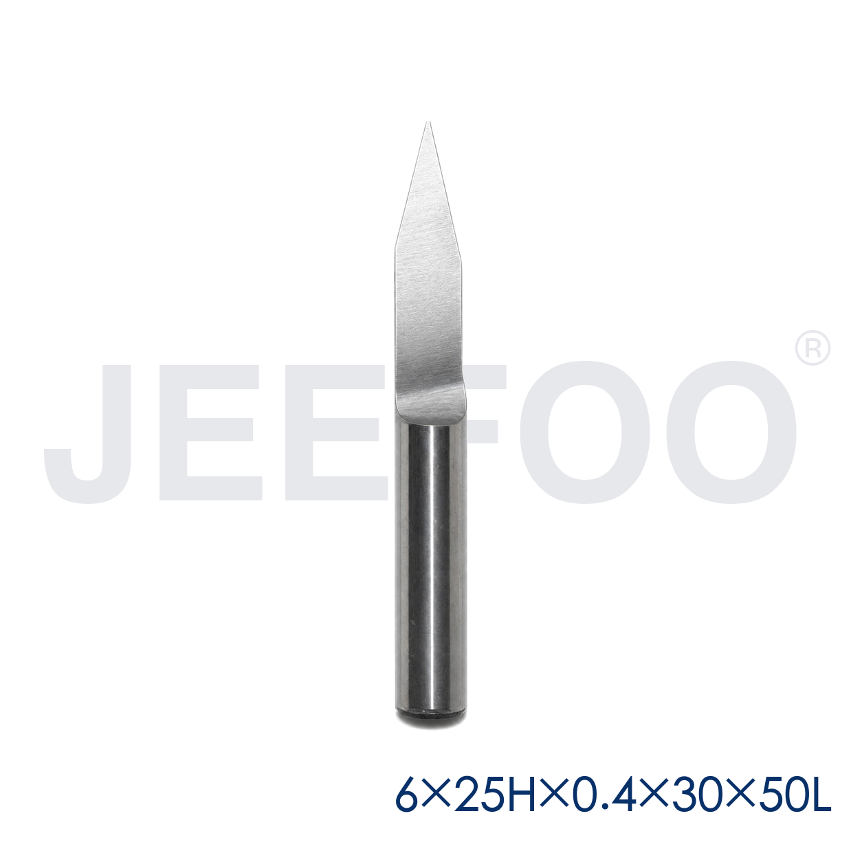 Flat Bottom Engraving Bits GA 6 x 25H x 0.4 x 30 degree x 50L A