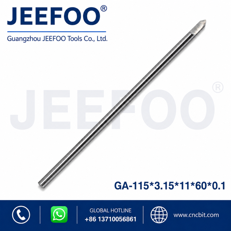 115 * 3.15 * 11 * 60 * 0.1 Sold carbide flat bottom engraving / PCB Carving Cutters / Long Cutting Blade – Best CNC Tool