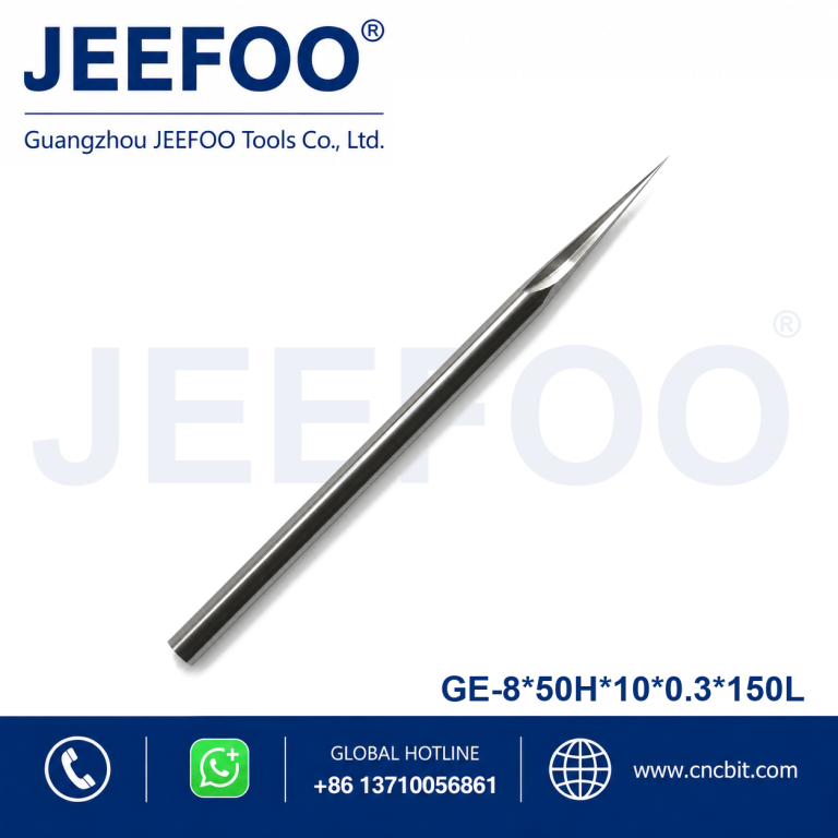 8x50Hx10x0.3x150L CNC Double Flute Straight Cutter and Taper Flat End Mill