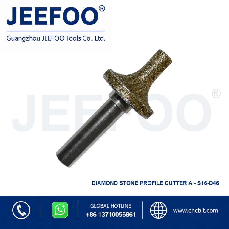 16mm D46 A-Type Diamond Stone Forming Bit