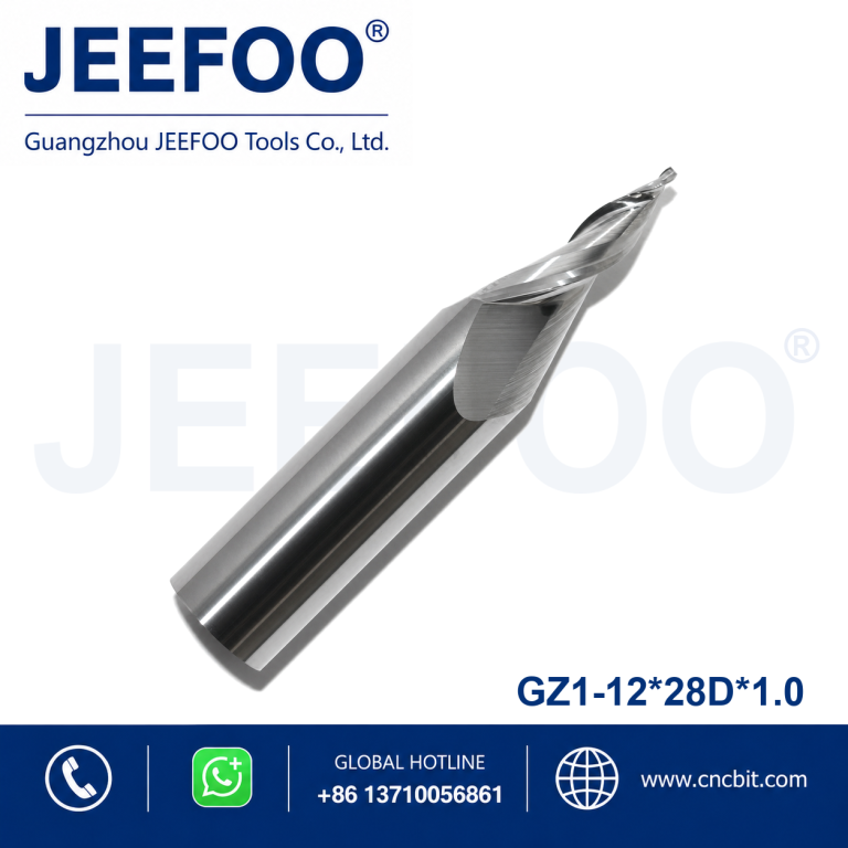 12x28Dx1.0 CNC Mini Word Acrylic Engraving End Mill for sign making