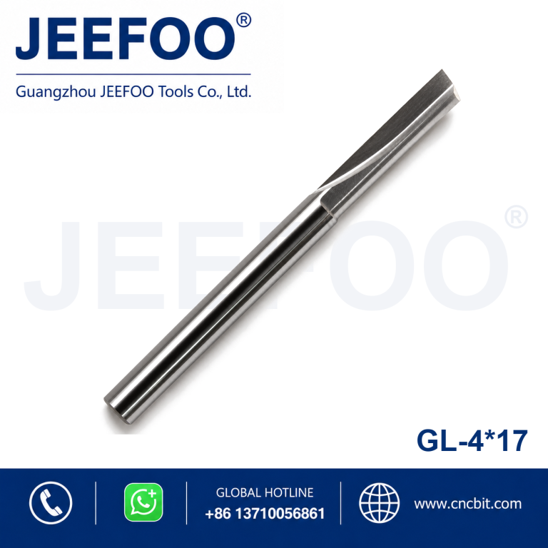 4×17 One Straight Flute Bits for CNC Router Engraving