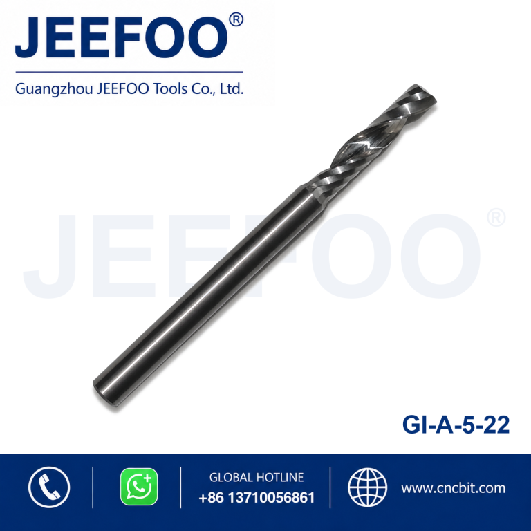 5×22 one Flute Tungsten Carbide End Mill CustomizableAluminum Metal Milling Cutter Bits OEM Support