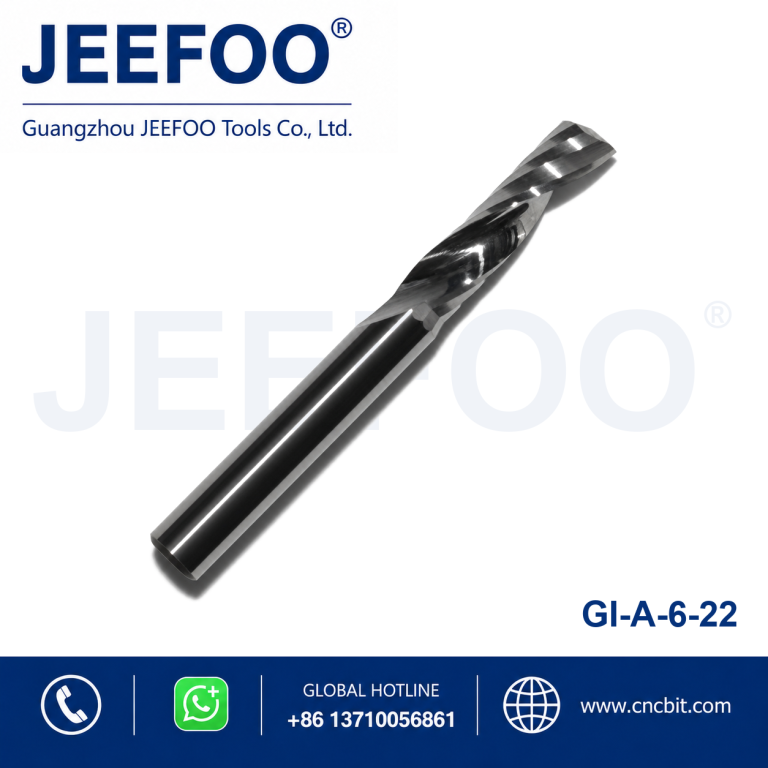 6×22 one Flute Aluminum End Milling Machine acrylic cutting Milling