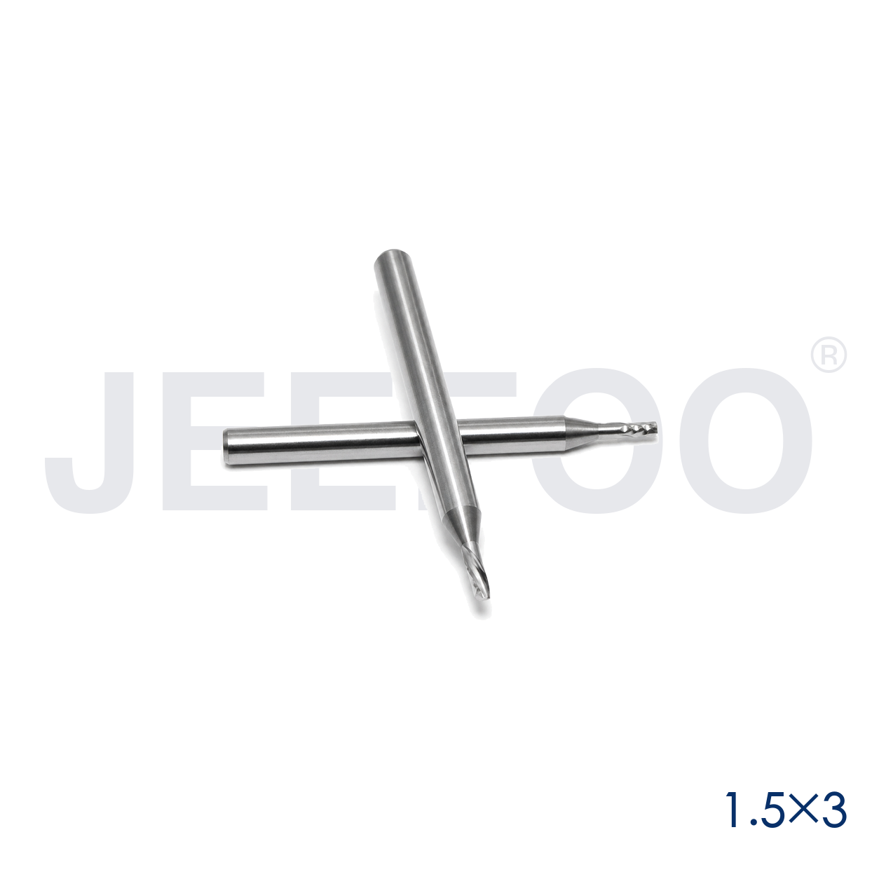 1.5x3 solid carbide left spiral cutter detail