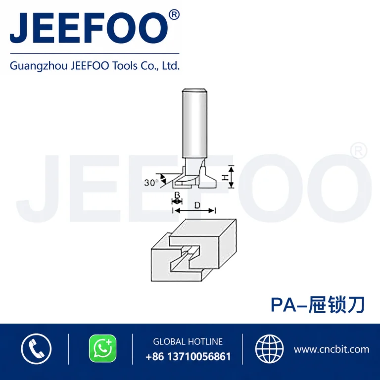 PA T-Type Tenon Cutter schematic product image