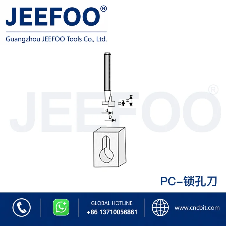 PC T-Type Tenon Cutter schematic product image