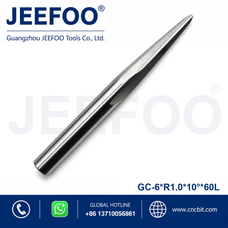 6x30HxR1.0x10x60L Solid Carbide Taper Ball Nose End Mill for Precision Carving Taper Ball End Mill