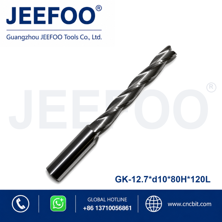 12.7x10x80Hx120L Three Flute Spiral Engraving Cutters and Carbide Drill Bits for Wood