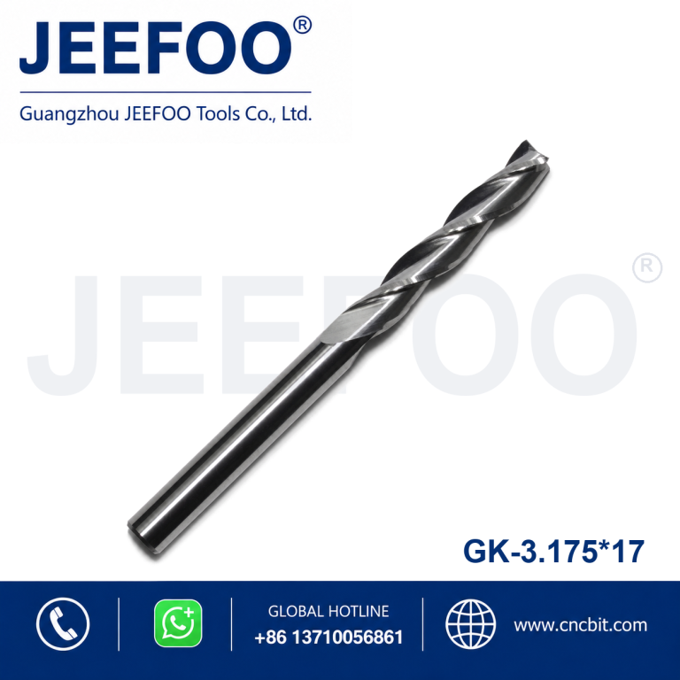 3.175x17 Carbide 3 Flute End Mills and Spiral CNC Router Bits