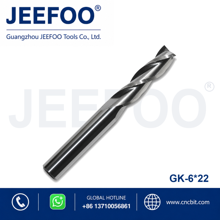 6x22 Solid Carbide Three Flute End Mill and CNC Engraving Tool
