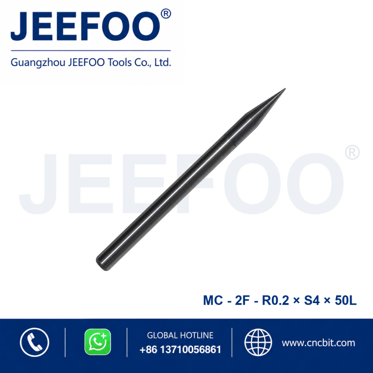 2FxR0.2x4x50L Solid Carbide Ball Nose End Mill for metal machining