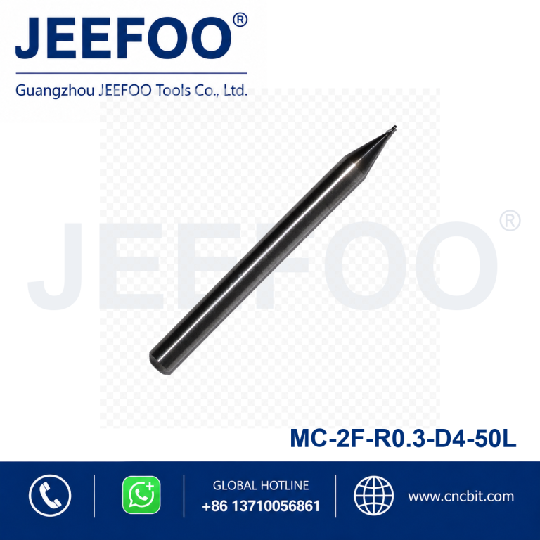 2FxR0.3x4x50L Solid Carbide Ball Nose End Mill for metal machining
