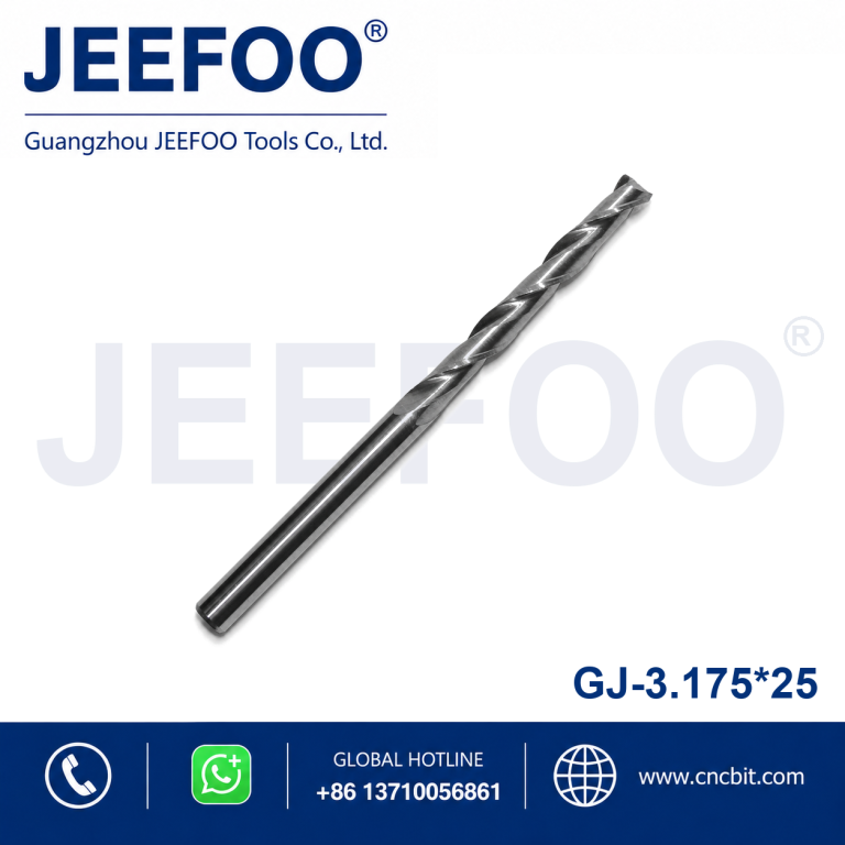 3.175x25 Two Spiral Flute Bits CNC router cutter