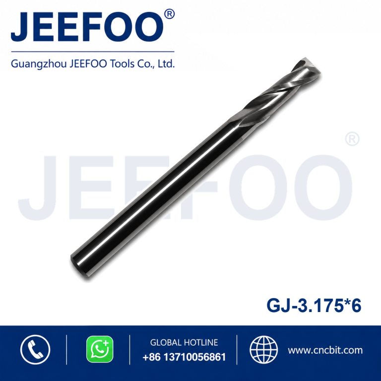 3.175x6 Two Spiral Flute Bits CNC router cutter