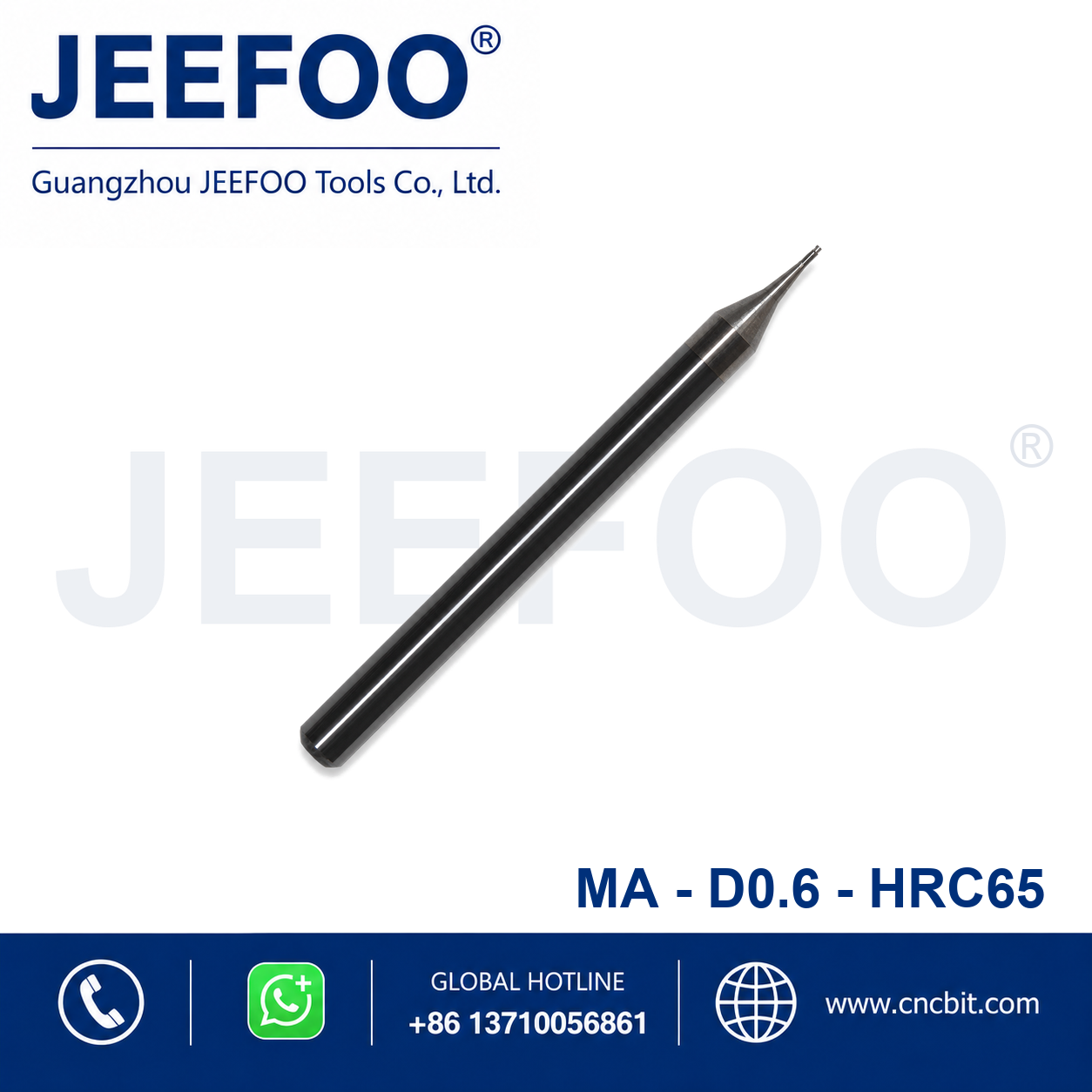 0.6 Solid Carbide Square End Mill for metal machining