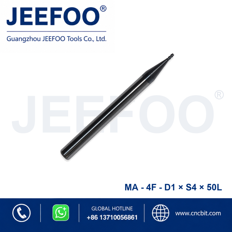 4Fx1x4x50L Solid Carbide Square End Mill for metal machining