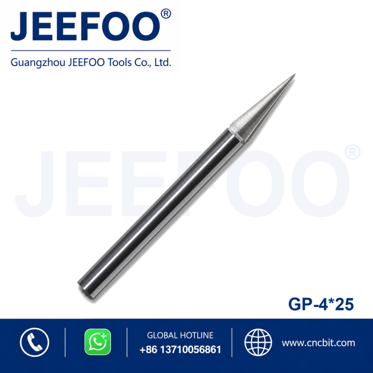 4×25 Two Straight Flute Ball Bits for CNC Wood Carving