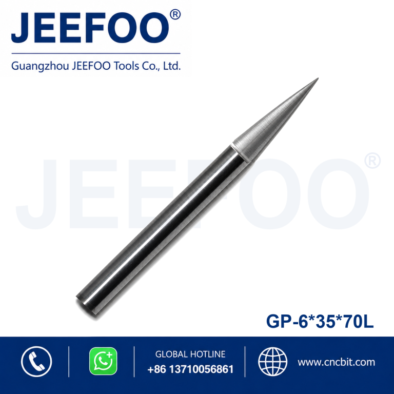 6x35x70 Two Straight Flute Ball Bits for CNC Wood Carving