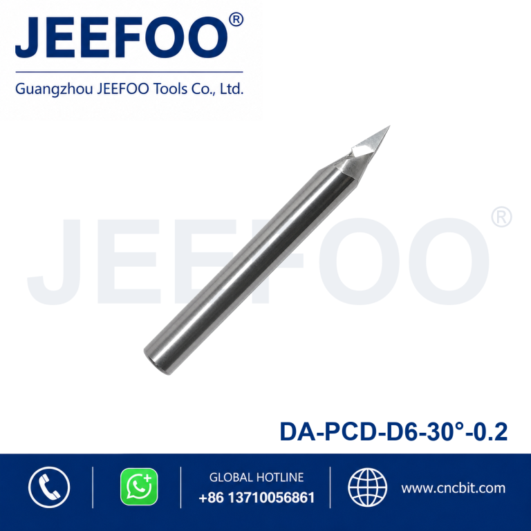6×30°x0.2 PCD Flat Bottom Engraving Bit