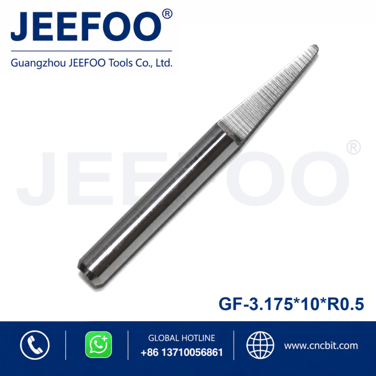 3.175x10xR0.5 Radiused Bottom Engraving Bit for Fine 3D Relief Carving