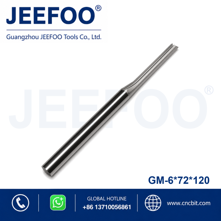 6x72x120 2 straight Cutter End Mill for CNC Machine Two Straight Flute End Mill