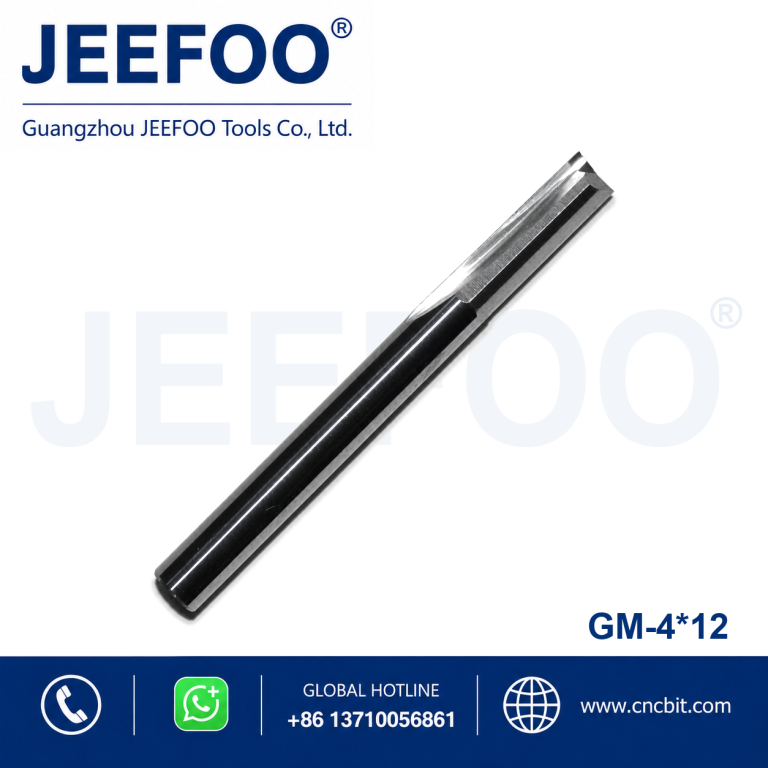 4×12 CNC Solid carbide two straight flute bits