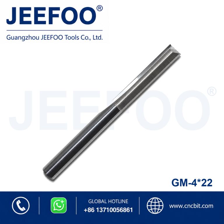 4×22 CNC Solid carbide two straight flute bits CNC router bits Router cutter