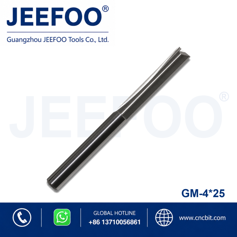 4×25 Digital CNC Solid carbide two straight flute bits CNC router bits Router cutter