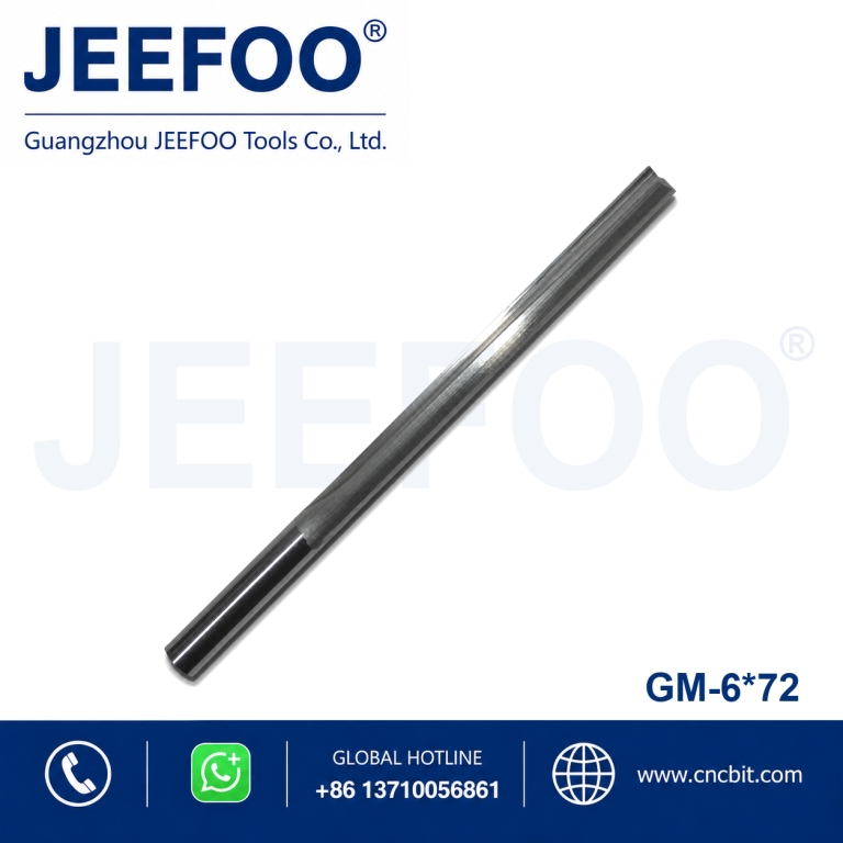 6×72 High Speed Two Straight Flute Bits, Non-stick Chip CNC Router Cutting Tools