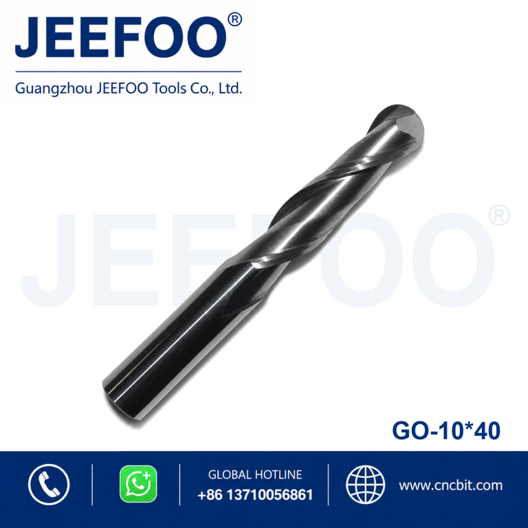10x40 Solid Carbide Round Nose Router Bit for Detailed Engraving