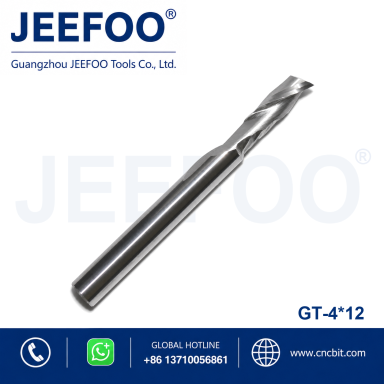 4x12 GT One Flute Compression Router Bit – Clean Acrylic PVC Cutting