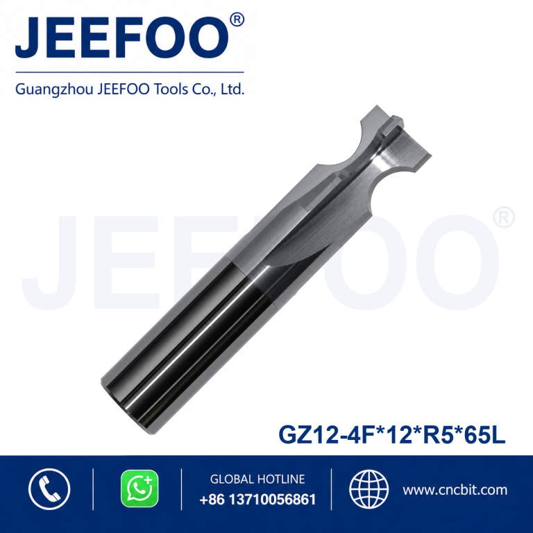 12xR5x65L Coated Four Flute Inner R Chamfering Cutter