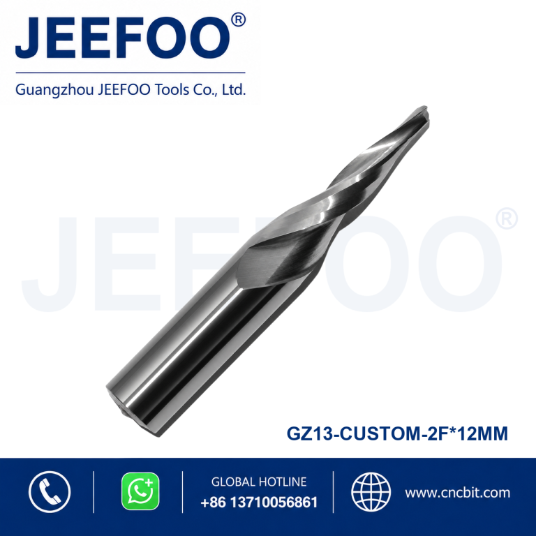 12mm Solid Carbide Non-Standard Two Flute Spiral Bit