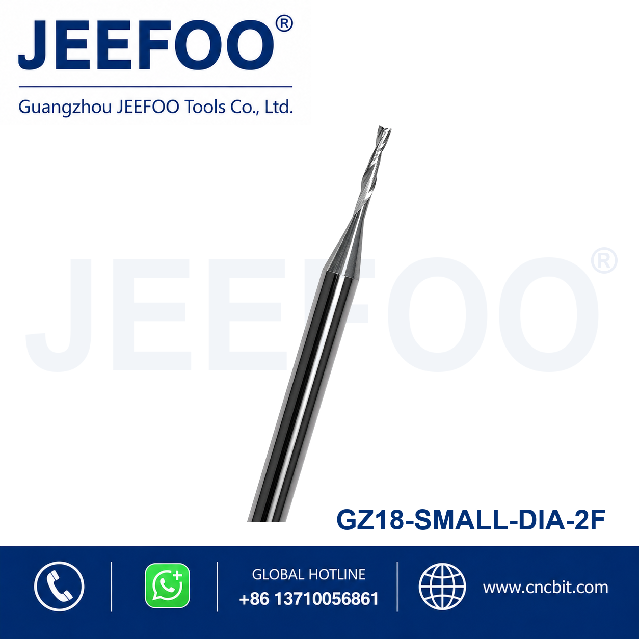 mini double flute end mill product details A