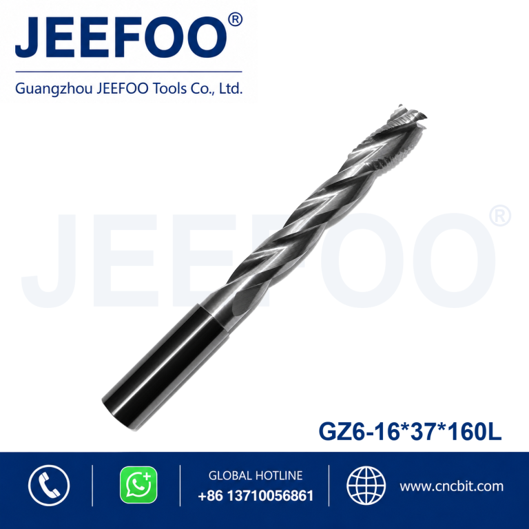 16x37x160L Carbide Roughing Cutter for CNC Metal Milling