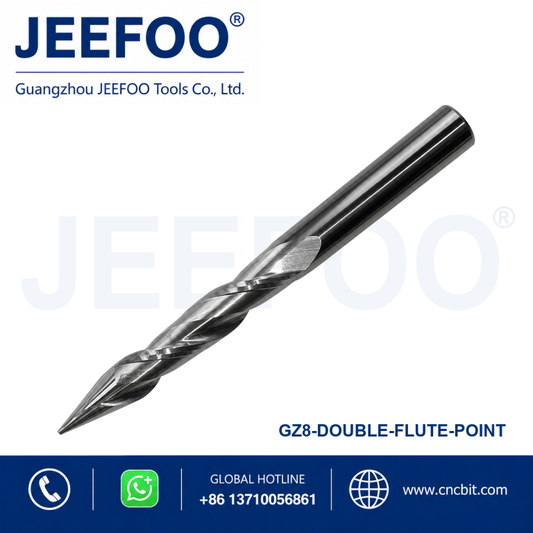 GZ8 Double Edge Solid Carbide Milling Cutter for CNC Woodworking