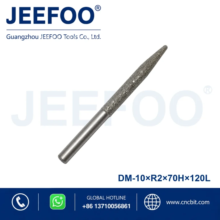 10xR2x70Hx120L Brazed Diamond Stone Bit product image