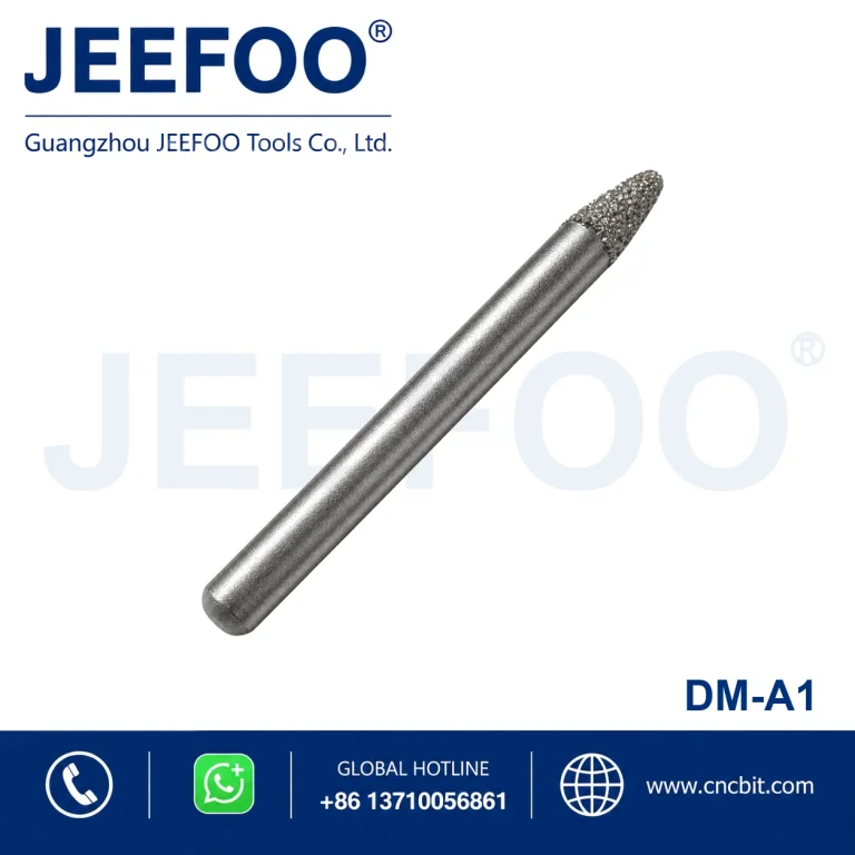 6mm Shank 20 Degree Brazed Diamond Conical Stone Bit product image