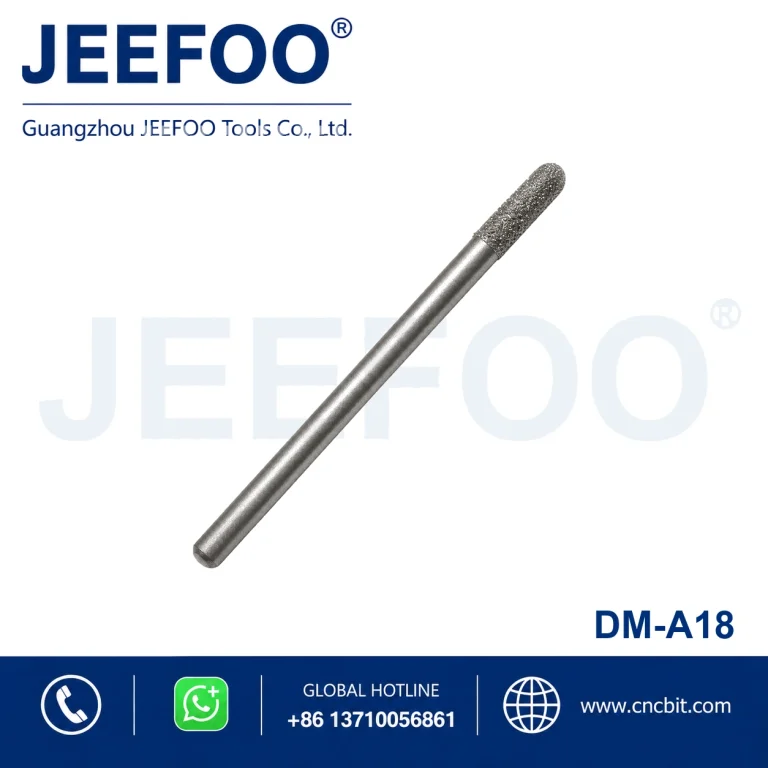 Extended 6mm Brazed Diamond Flat Bottom Stone Bit product image