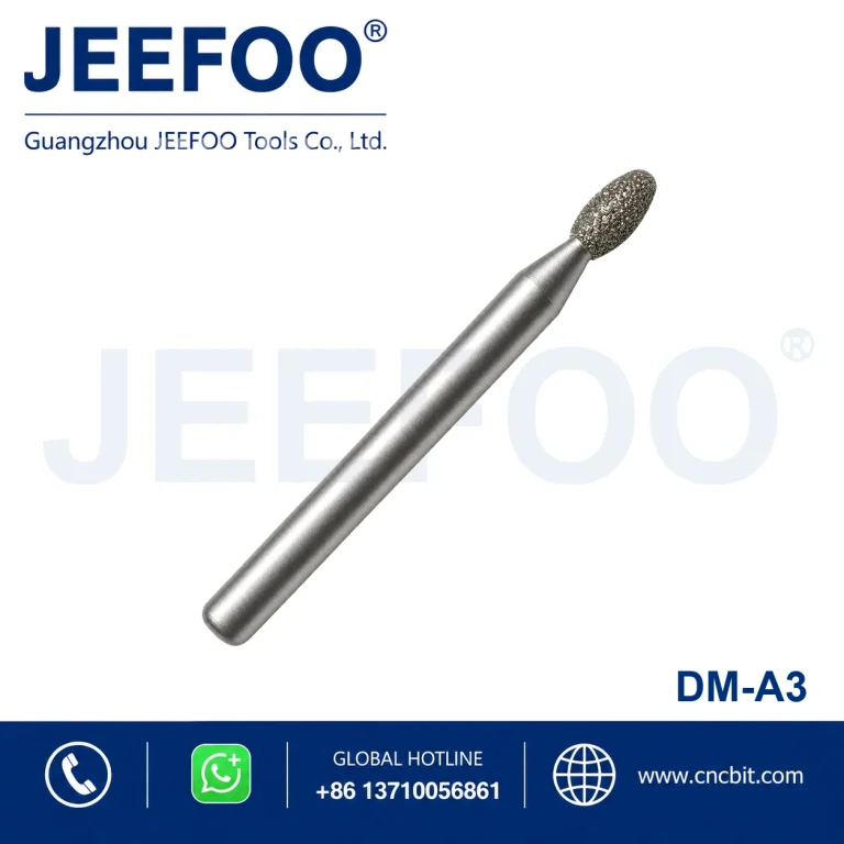 6-to-4mm Brazed Diamond Ball Nose Stone Bit product image