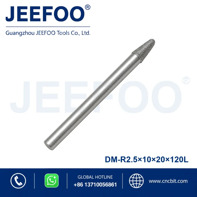 R2.5x10x20x120L Brazed Diamond Stone Bit product image